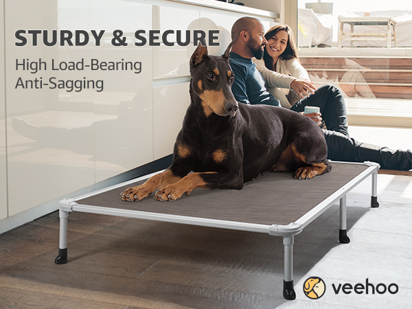 Amazon.com : Veehoo Chew Proof Elevated Dog Bed - Cooling