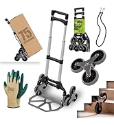 Tronitechnik Sackkarre Handkarre klappbar für Treppen, Transportkarre bis 75kg - Karre für Paket...