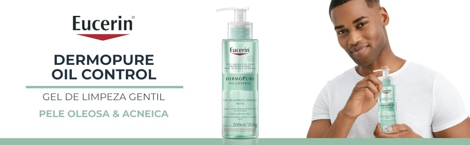 Eucerin DermoPure Oil Control Gel de limpeza gentil