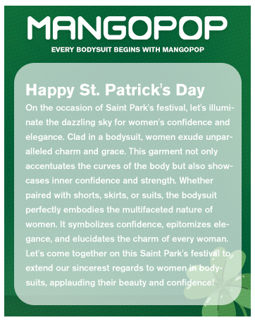 Green Bodysuits for women