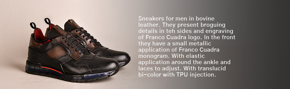 Amazon.com | FRANCO CUADRA Men's Sneakers with Laces in