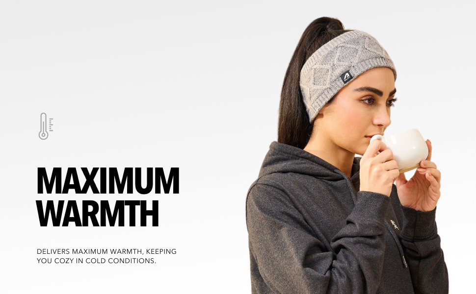 Boldfit Ear Warmer Grey