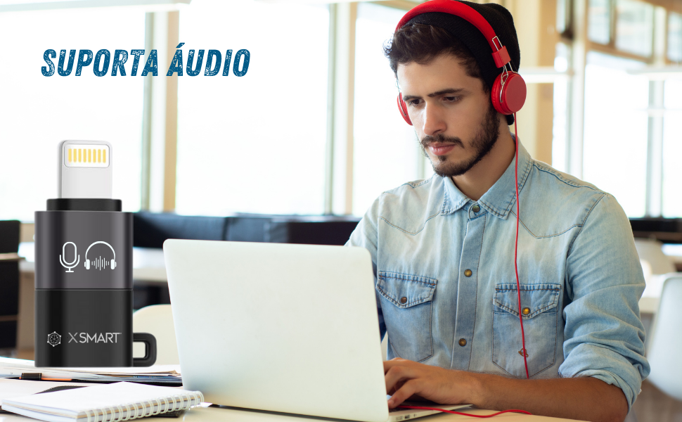 ADAPTADOR LIGHTNING MACHO - TIPO C FEMEA OTG