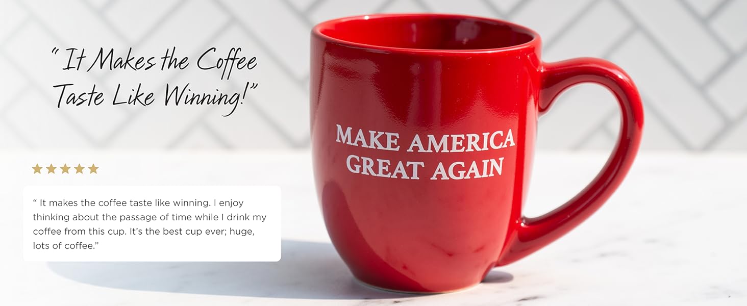 Trump Mug Testimonial, MAGA Mug Testimonial