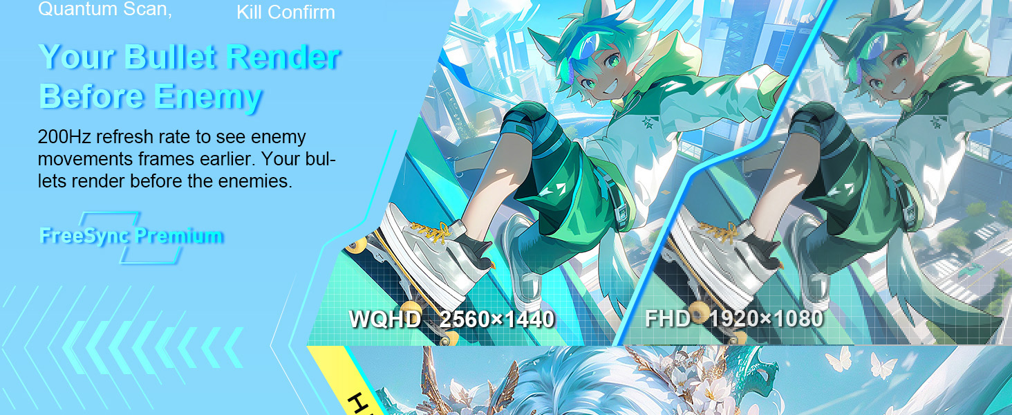 62cd427e-e7b5-4e64-af86-bb7700502ddc.__CR0,0,1464,600_PT0_SX1464_V1___ SANSUI 27 inch WQHD 200Hz 180Hz Gaming Monitor 2560×1440P-AMD FreeSync 1ms DCI-P3 95% Fast IPS Computer Monitor,Height Adjustable Vertical/Horizontal Rotating, 2×DisplayPort/HDMI 丨HDR丨Low Motion Blur