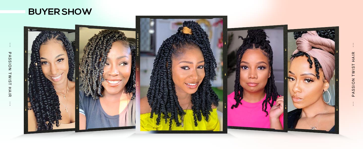 sangtok 12" Spring Twist Wig Knotless Full Lace Twist