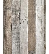 Yun-aeon Natural Wood-Grey Wood Contact Paper Peel and Stick Wallpaper 17.8”x 120”Self Adhesive R...