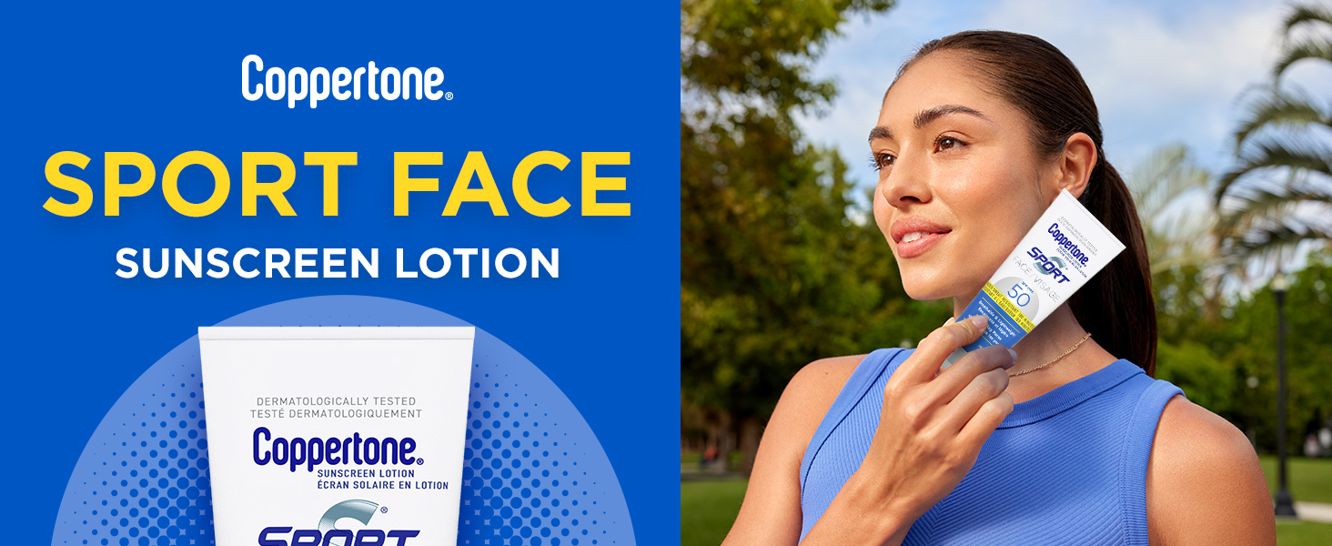 Coppertone Sport Face Sunscreen Lotion
