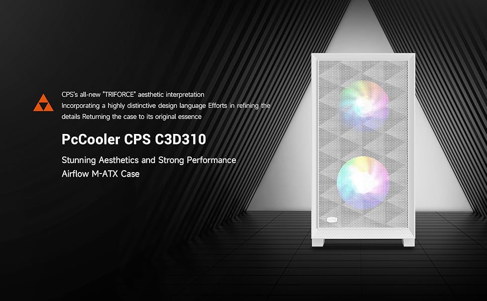 Amazon.com: PCCOOLER CPS C3D310 Airflow M-ATX PC Case Mid