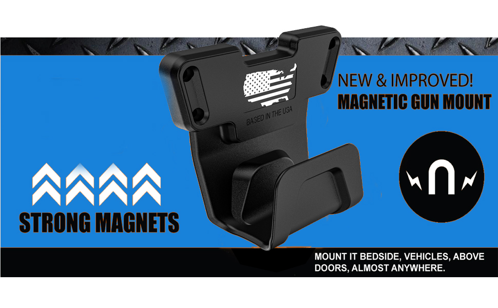 Esimen Gun with Safety Trigger Guard Protection, Concealed Gun Wall