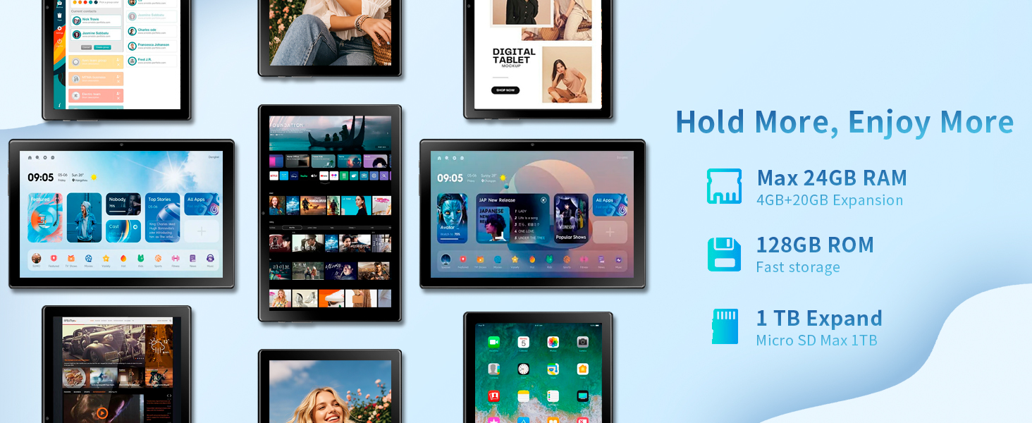 Tablet with keyboard