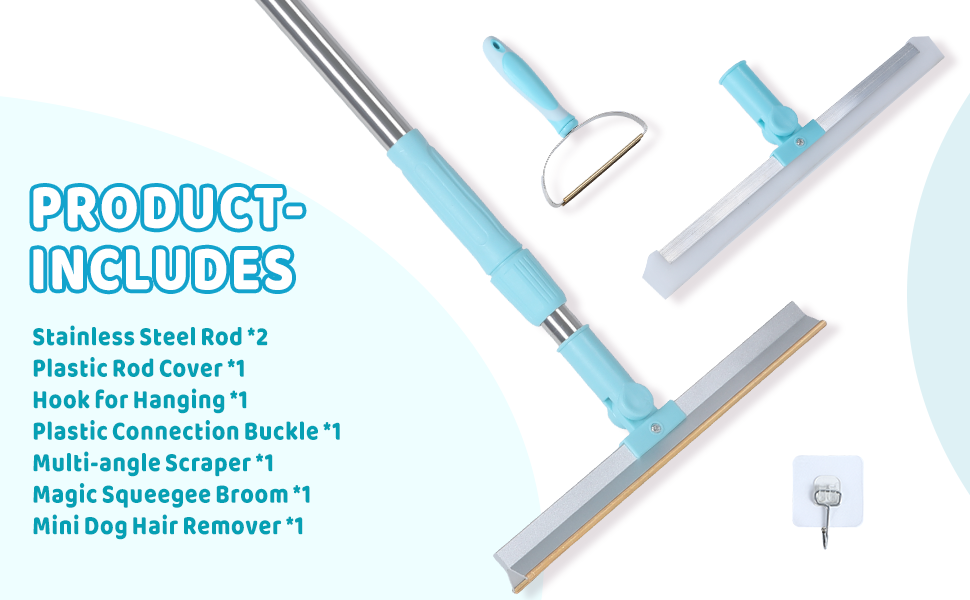 Pet Hair Remover 3 Pack Telescopic 40 inches Handle Pet