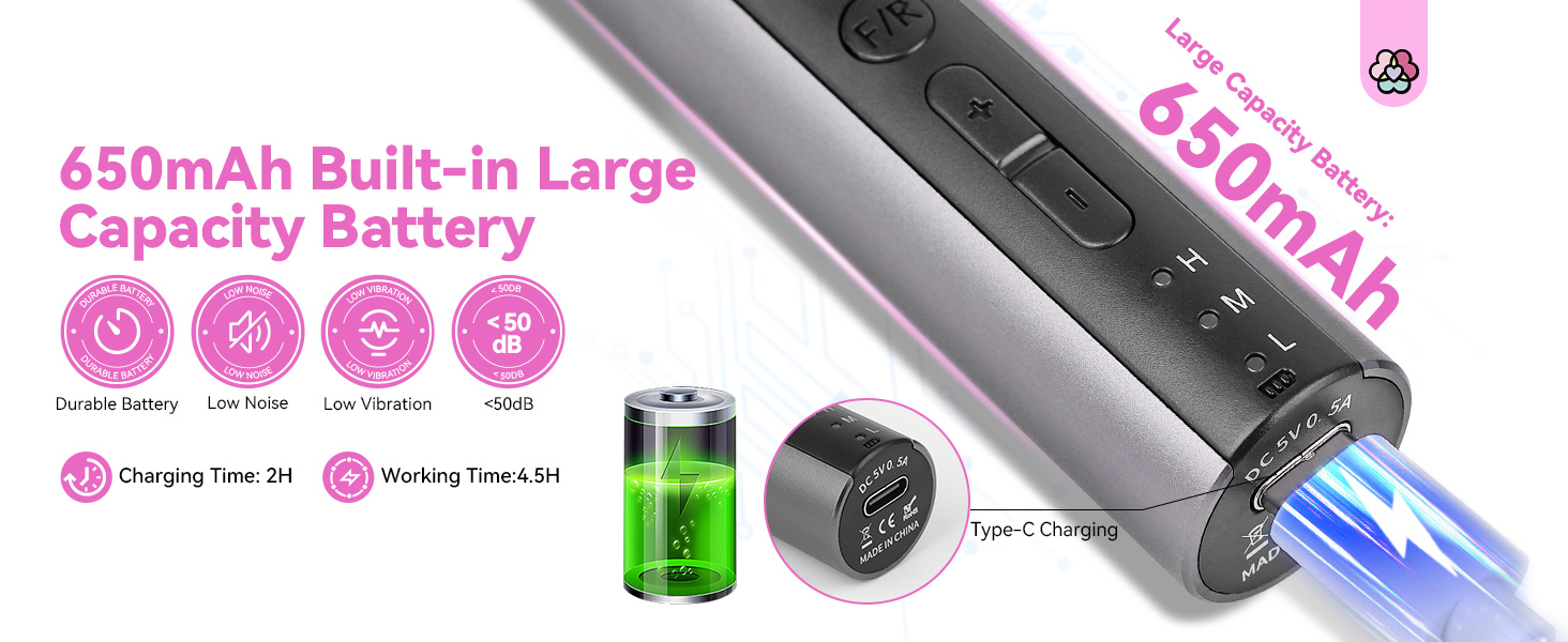 electric nail drill pen nail file acrylic powder gel nail polish nail art manicure remover tool