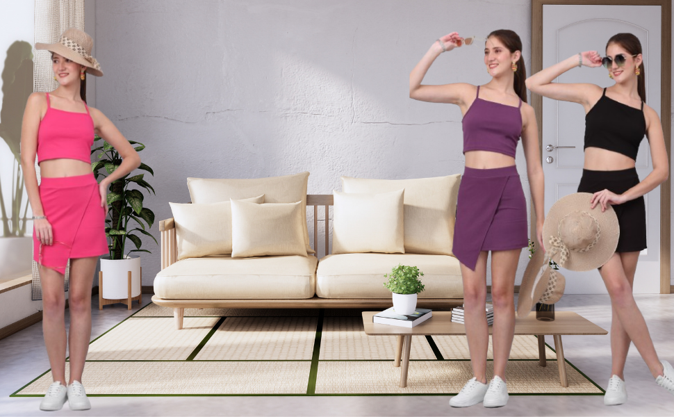 High Waisted Bodycon Mini Skirt