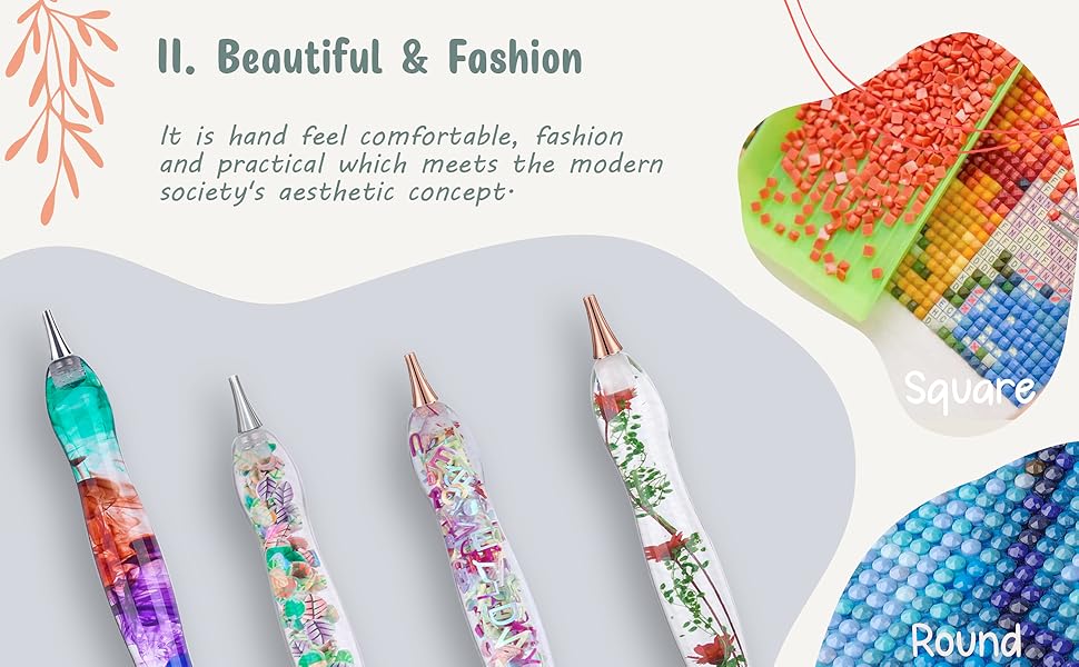 wiki jooy Diamond Painting Pen, Resin Diamond Painting