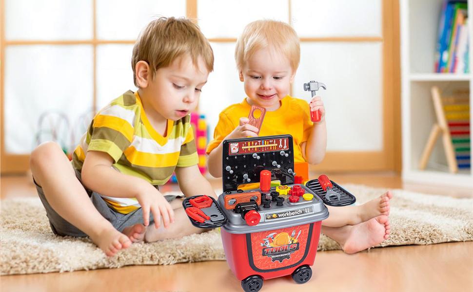 UNIH Kids Tool Sets for Toddler Boys Age 24, Toddlers Tool