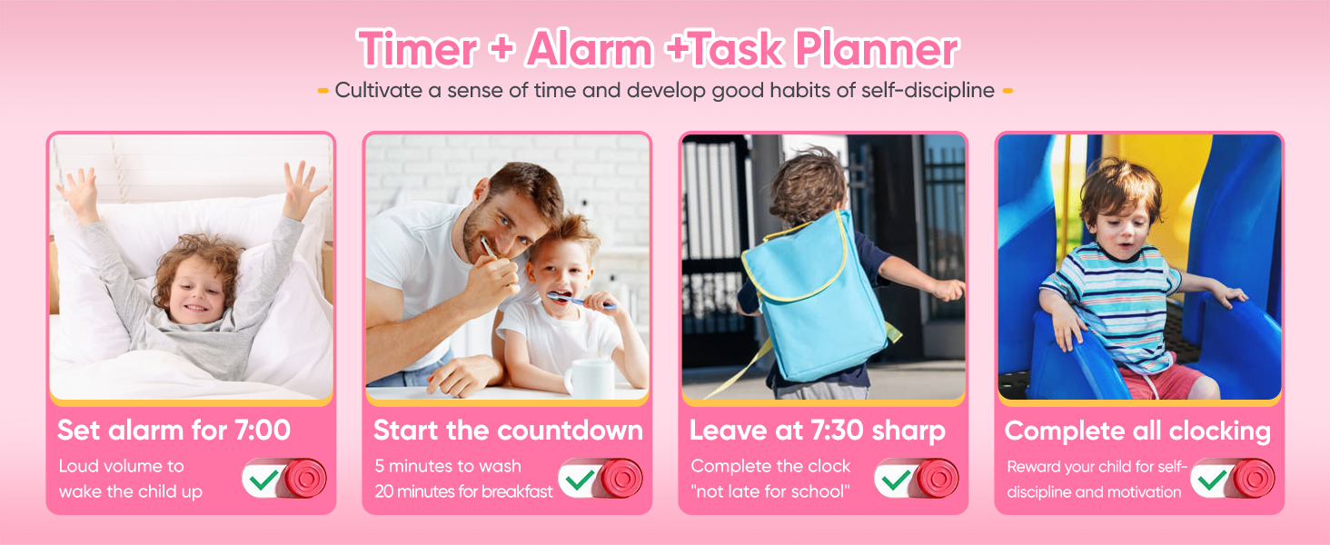 visual timer adhd planner task time kids tool austim
