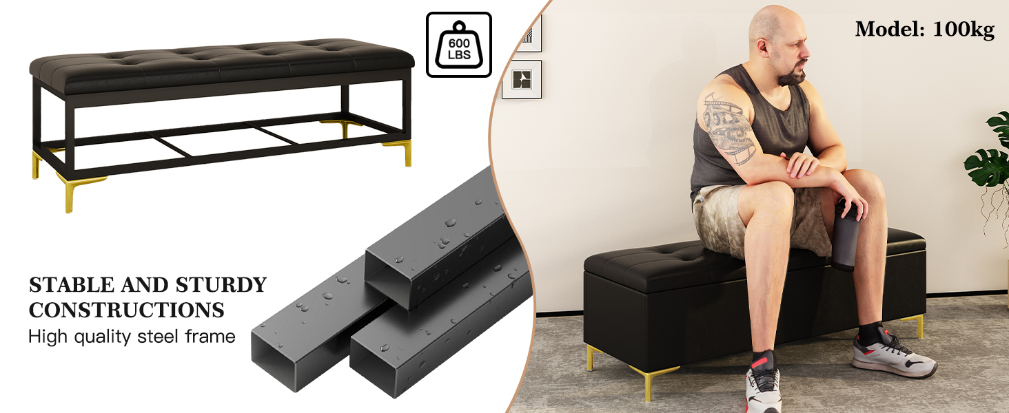 Storage Ottoman Bench