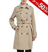 Orolay Women's Long Double Breasted Trench Coat with Belt Midi Length Overcoat