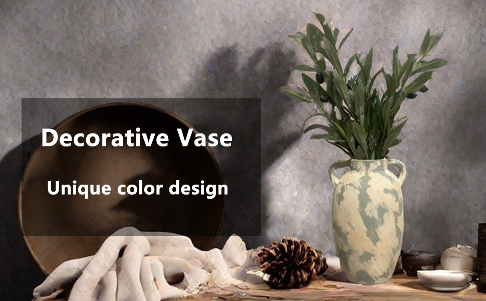 Rustic Ceramic Farmhouse Vase