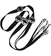 CALFOVERA Bohemian Style PU Leather Renaissance Belts Black Medieval Retro Coin Accent Waist Belt...