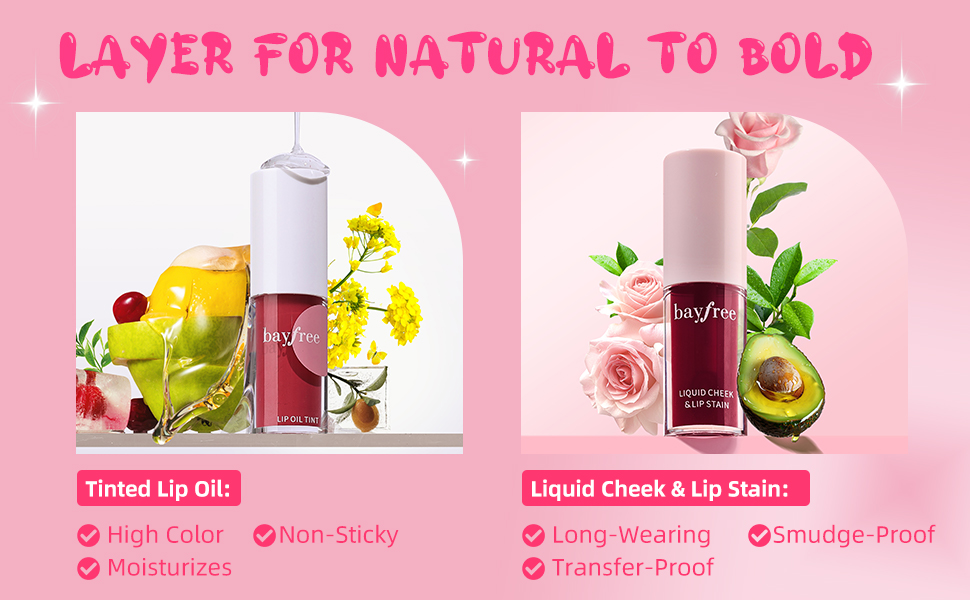 lip stain & lip oil
