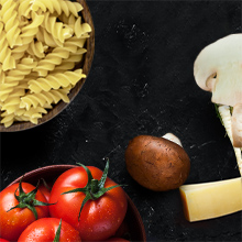 Pasta enthält keine geschmacksverstärkenden Zusatzstoffe, Konservierungsstoffe und Farbstoffe