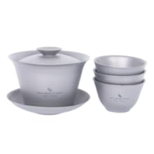 Amazon.co.jp: Boundless Voyage チタン 蓋碗 湯呑み 中国茶器