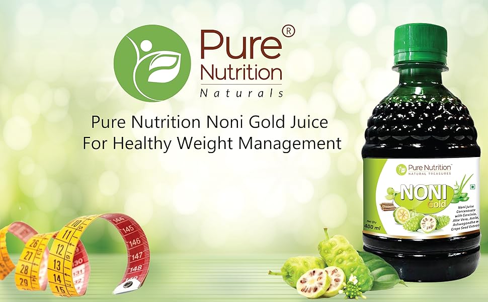 Buy Pure Nutrition Noni Gold Detox Juice with Garcinia, Aloe Vera, Amla