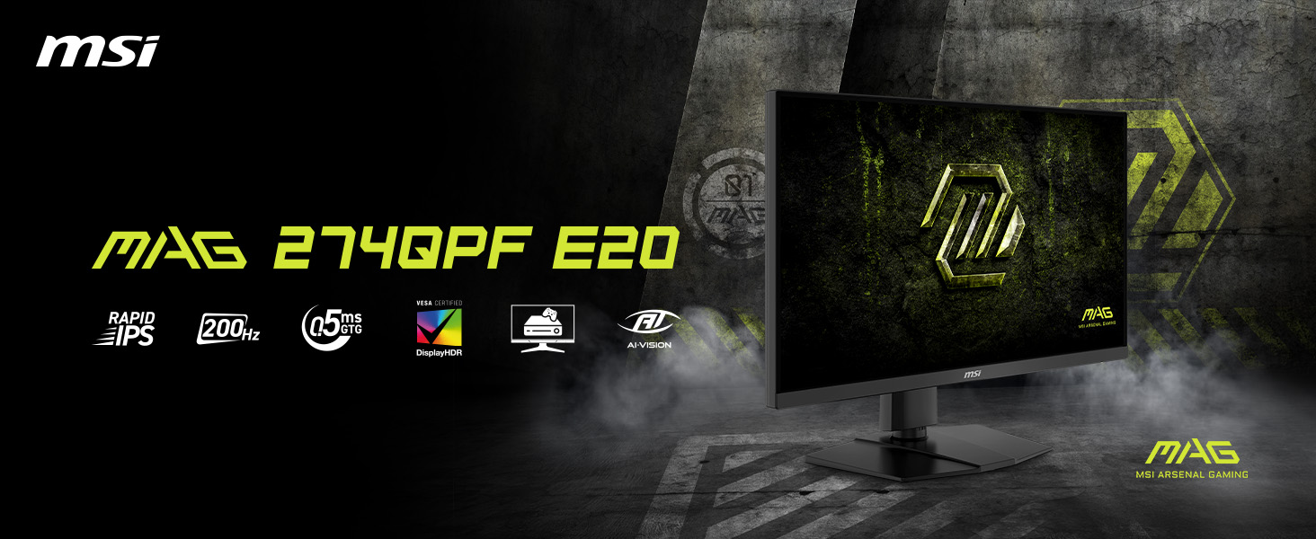 MAG 274QPF E20 Gaming Monitor