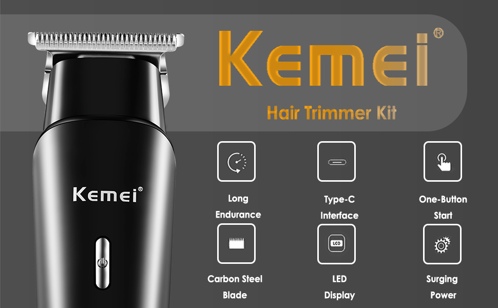 KEMEI HAIR TRIMMER KIT