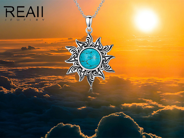 アクセサリー Turquoise Sun Plate silver925 necklace Turquoise Sun Plate silver925 necklace - メルカリ