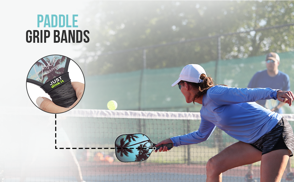 Pickleball Grip Bands Secures Overgrip One Size Fits