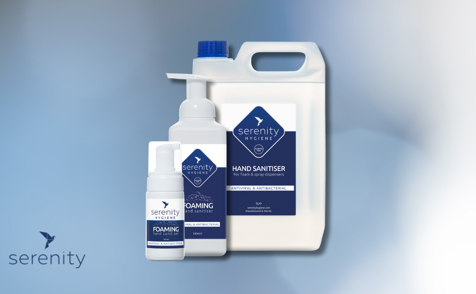 hand sanitiser foam cleansing antibacterial alcohol free gel