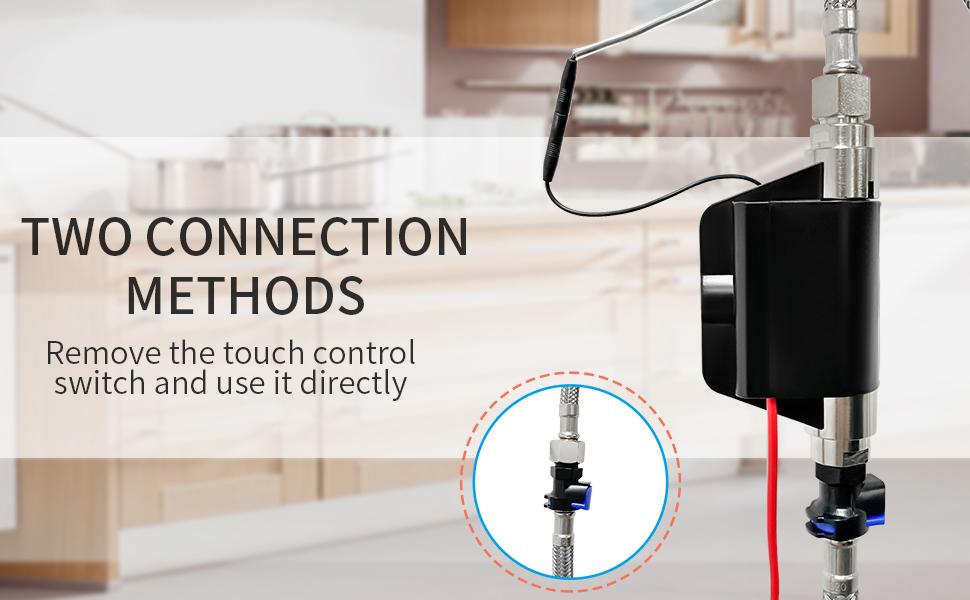 touch on kitchen faucet 