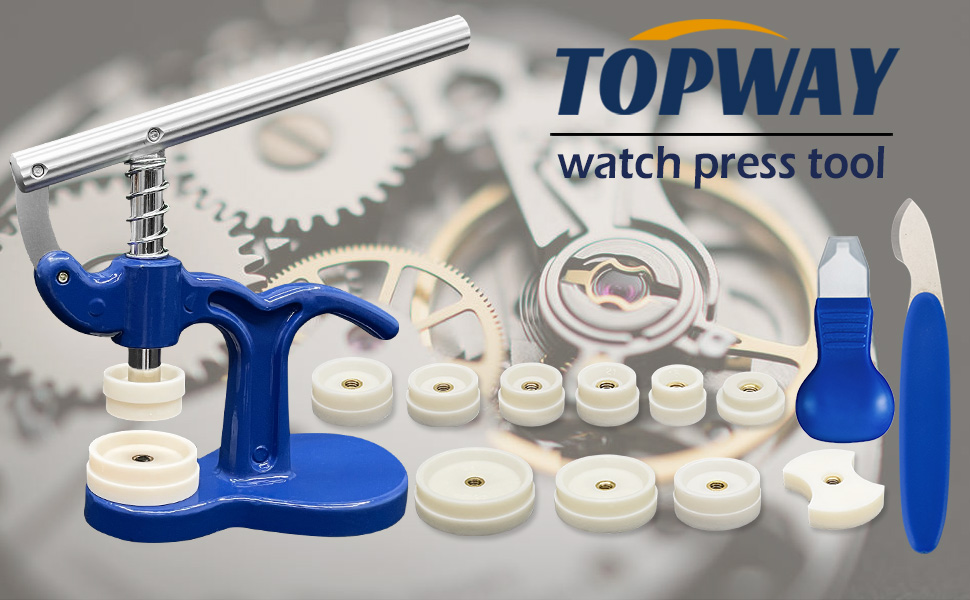 TOPWAY Watch Press Tool Kit Watch Back Press for 1850mm