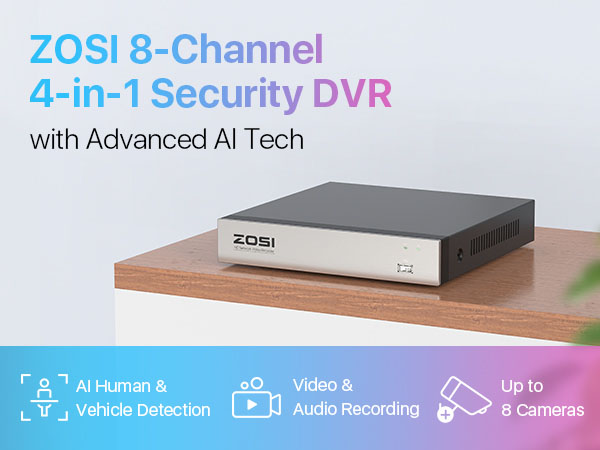 Amazon.com : ZOSI 8Channel Surveillance Video Recorders with