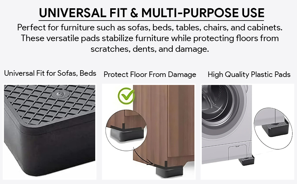 Anti-Slip Plastic Pads for Floor Protection SPN-JGSP