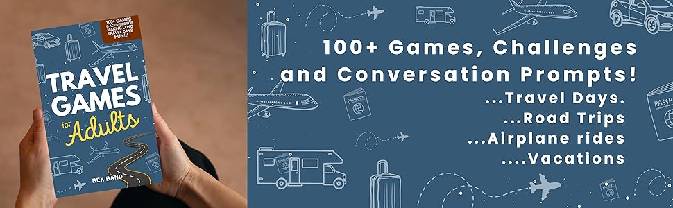 Travel Games for Adults Activities for Road Trips Car Jounreys and Airplane Rides