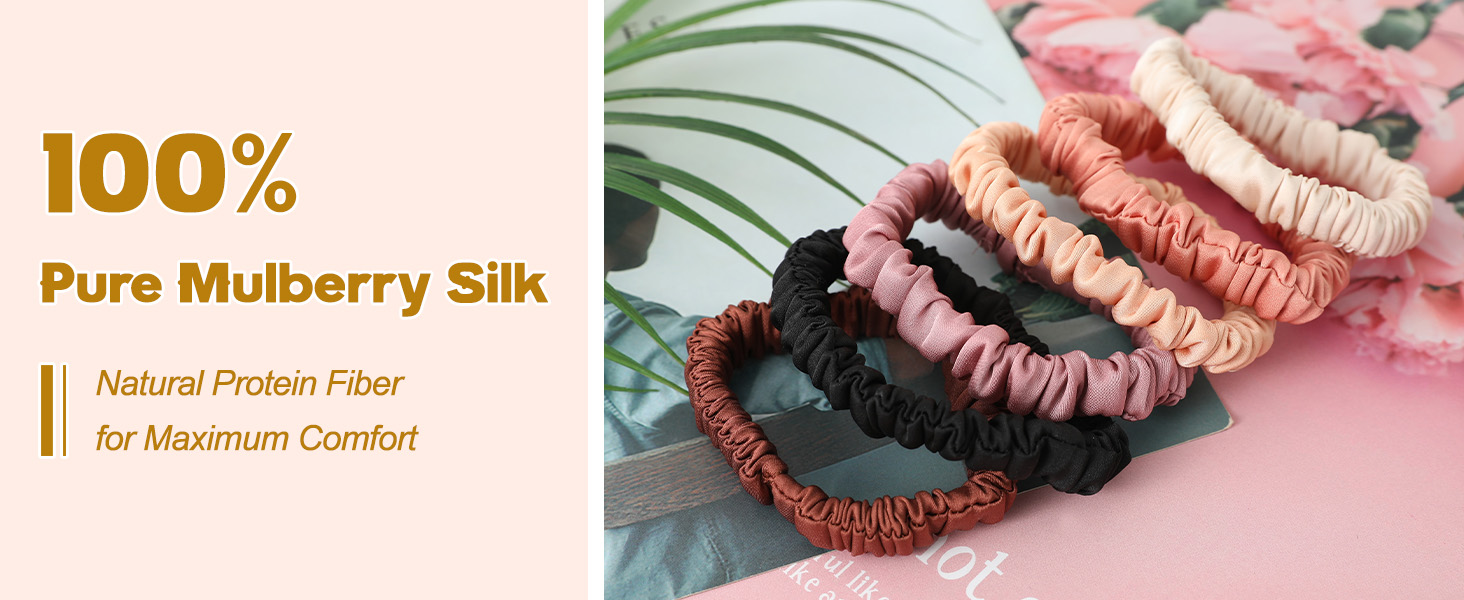 Silk Scrunchies