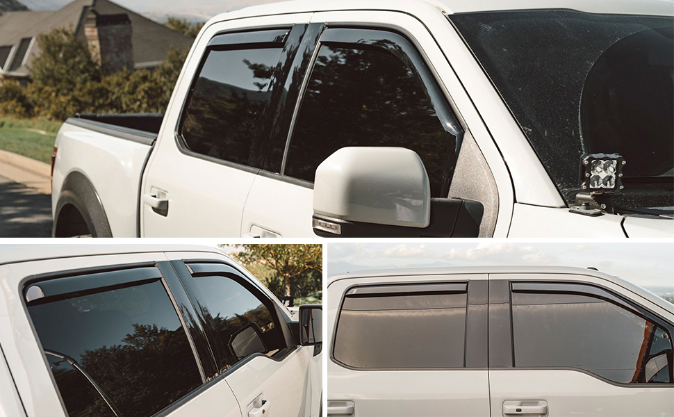 rain guards window deflectors