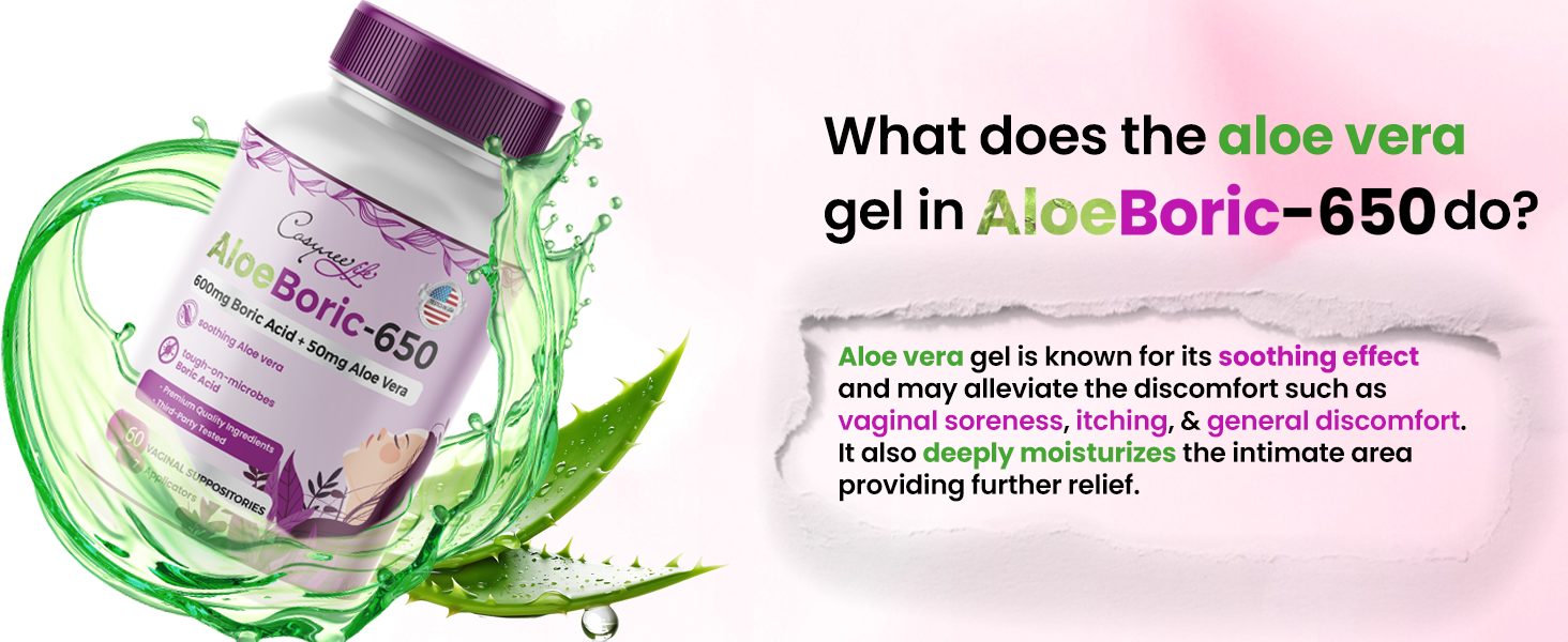 Boric Acid + Aloe vera