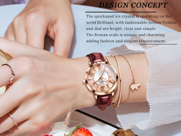 Fashion Elegant Ladies Waterproof Watch