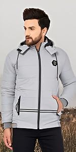 Hooded Jacket For Men || Stand Collar Jacket For Men || Men Jacket || Biker Jacket || Bomber Jacket