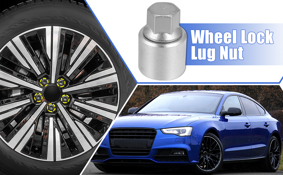 X AUTOHAUX x Wheel Lock Lug Nut Anti Theft Lug Nut Screw