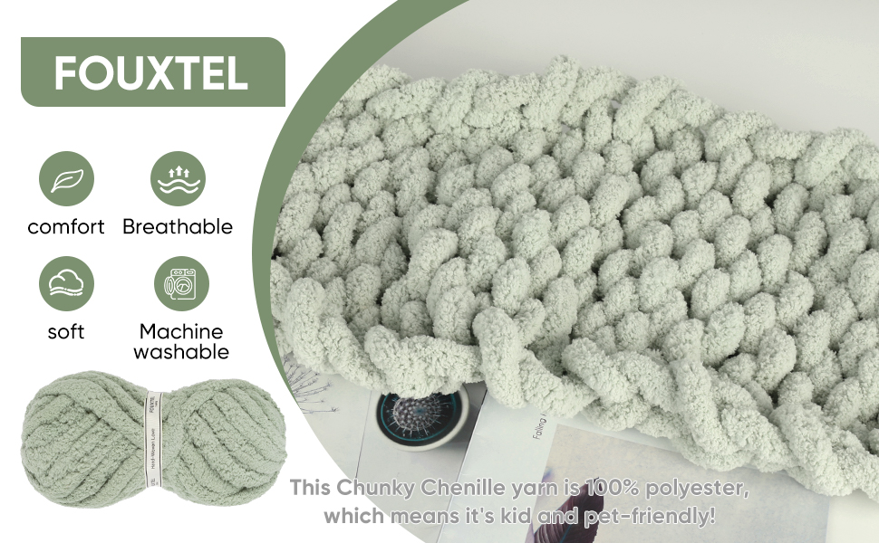 Jumbo Sage Green Chunky Chenille Yarn for Hand Knitting
| Super Bulky Sage Green Chenille Yarn for Crocheting and Kn 6310d933 8662 44dc A9a6 91ac0c7933bb. CR0,0,970,600 PT0 SX970 V1