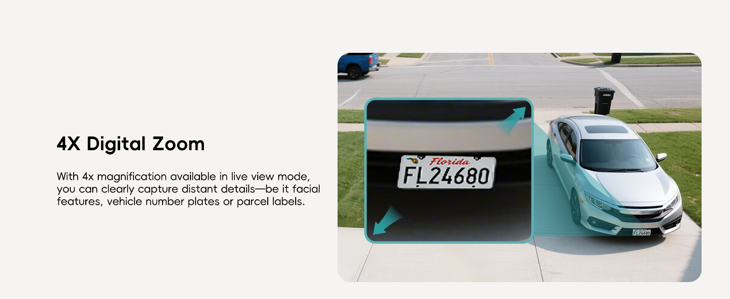 4X digital zoom