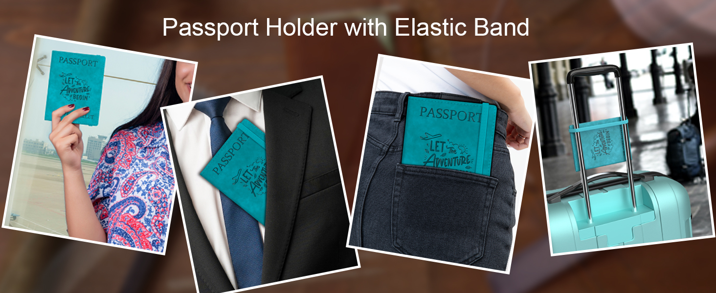 FEDUS Premium Passport Holder for Men and Women Passport