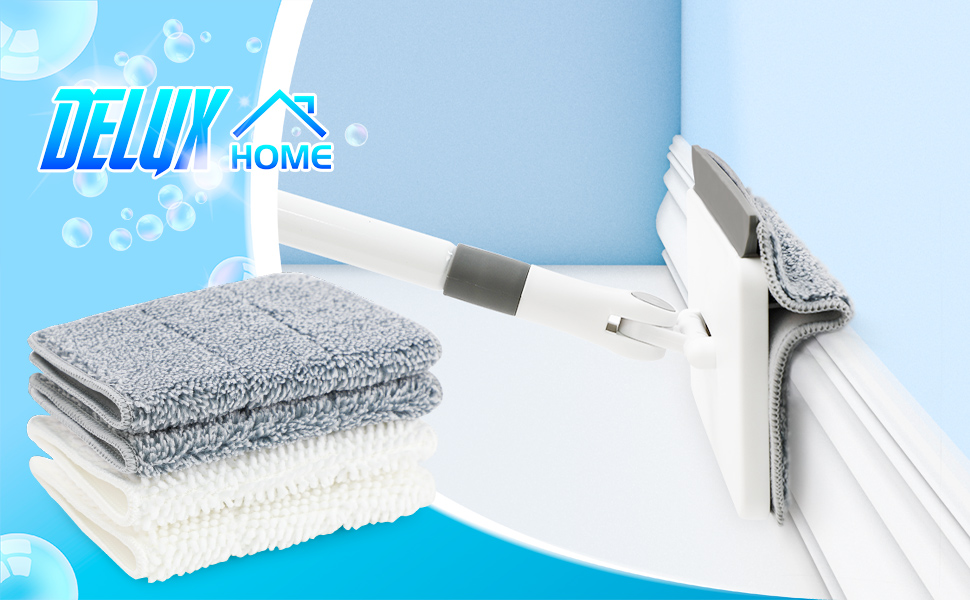 Baseboard Cleaner Tool with Handle, Baseboard Cleaner with Extendable