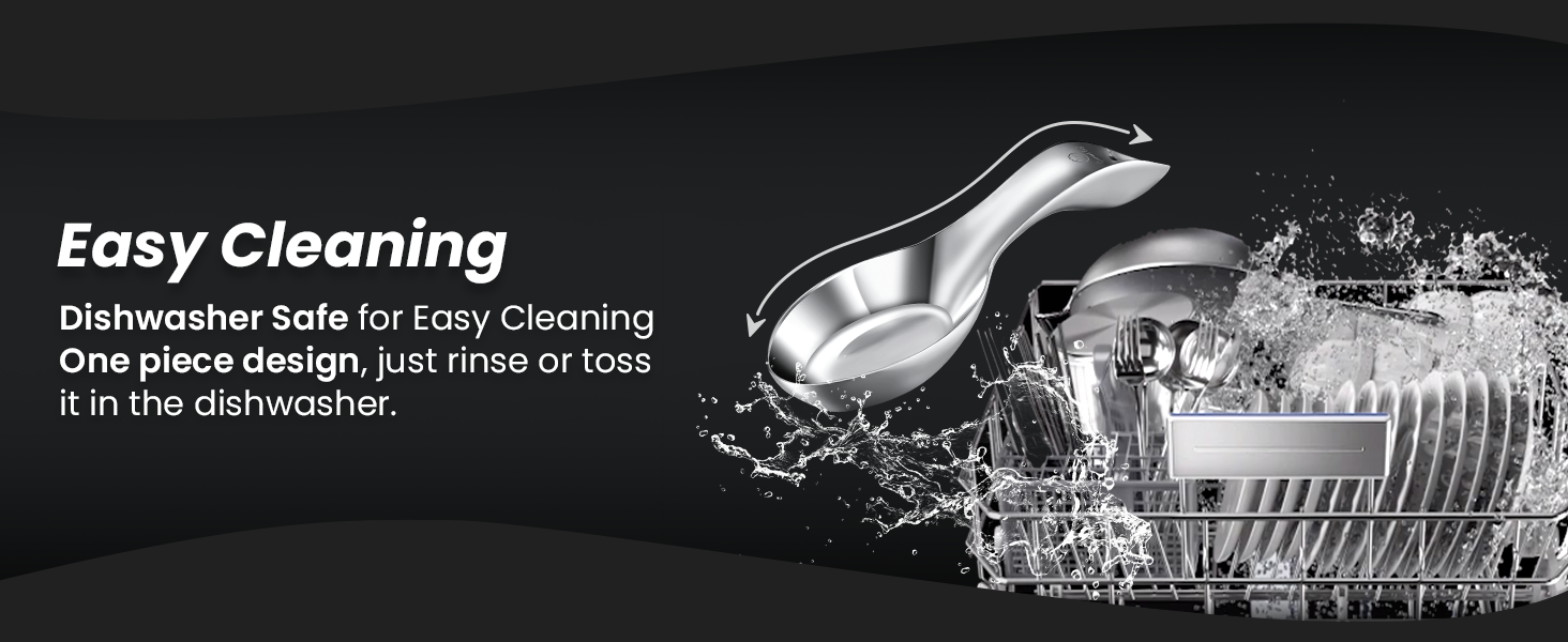 Dishwasher Safe for Easy Cleaning One piece design, just rinse or toss it in the dishwasher.